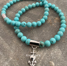 Load image into Gallery viewer, Turquoise matte armband
